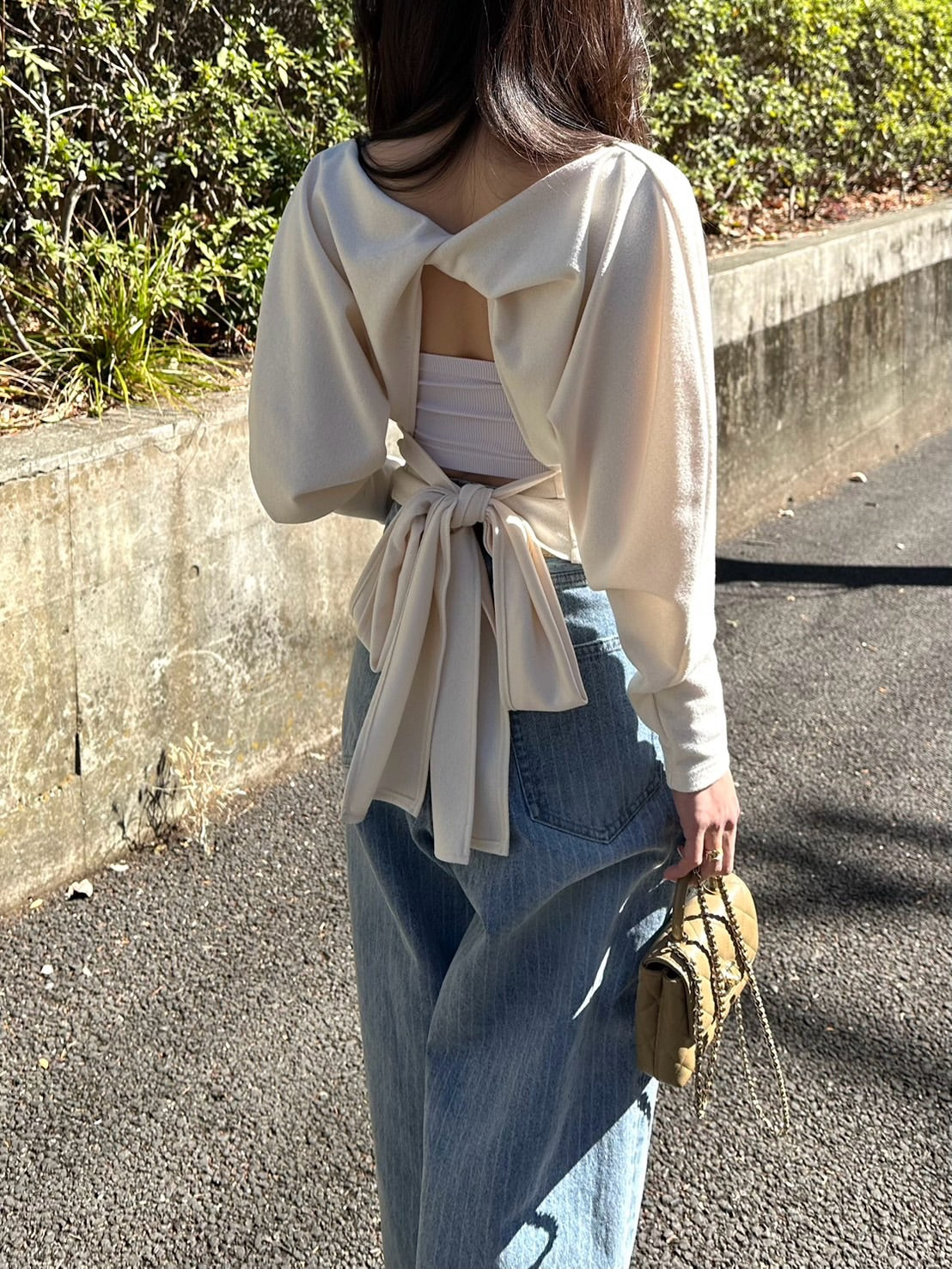 モデル身長：161㎝ / サイズ：FREE