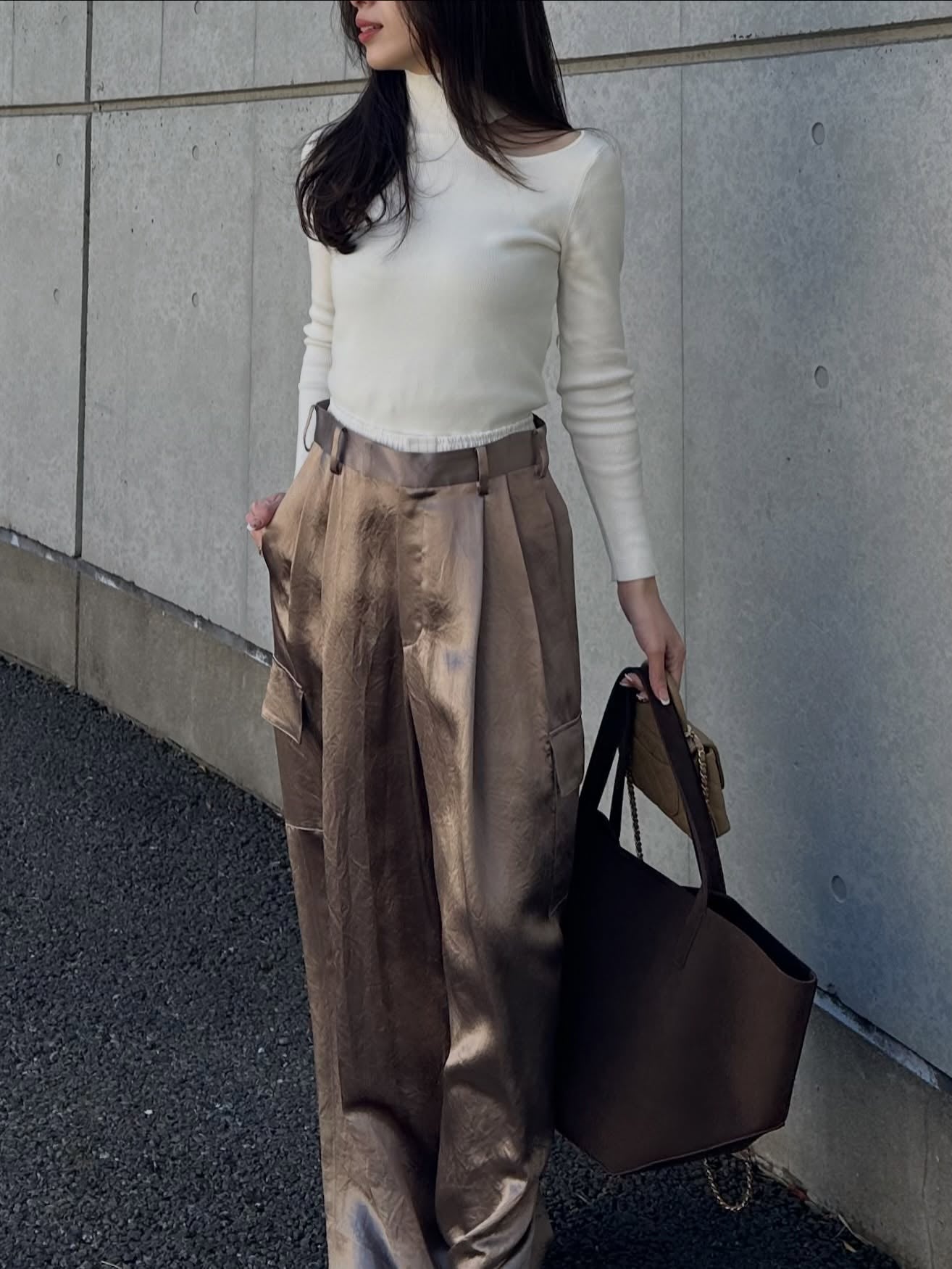 モデル身長：161㎝ / サイズ：0