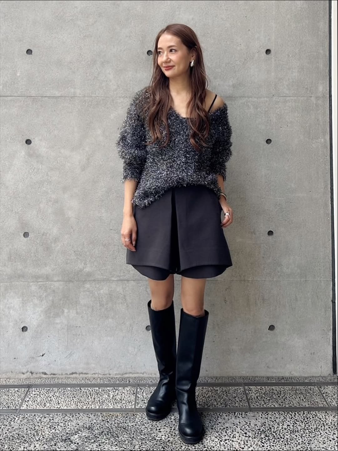 モデル身長：162㎝ / サイズ：FREE