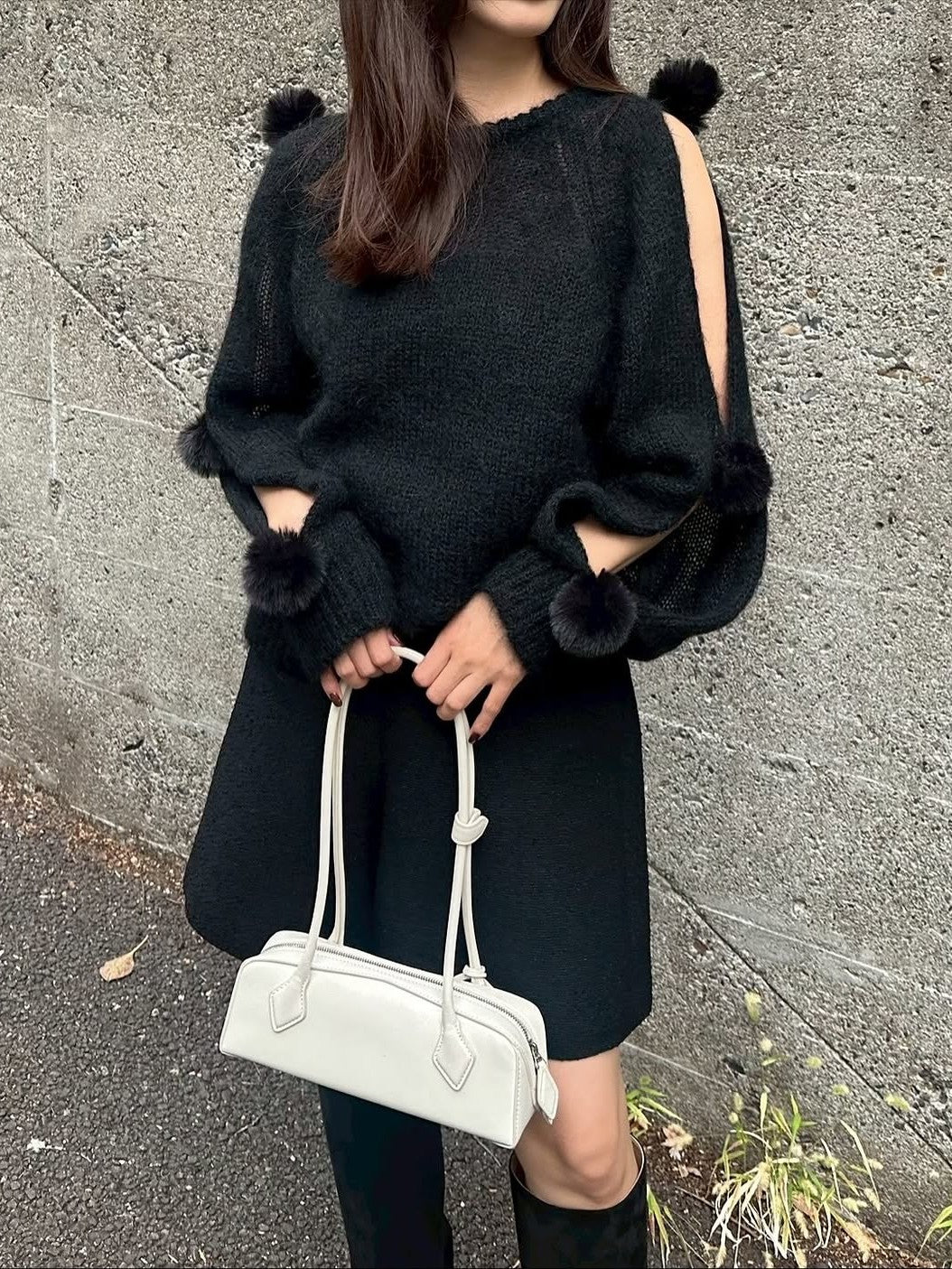 モデル身長：162㎝ / サイズ：FREE