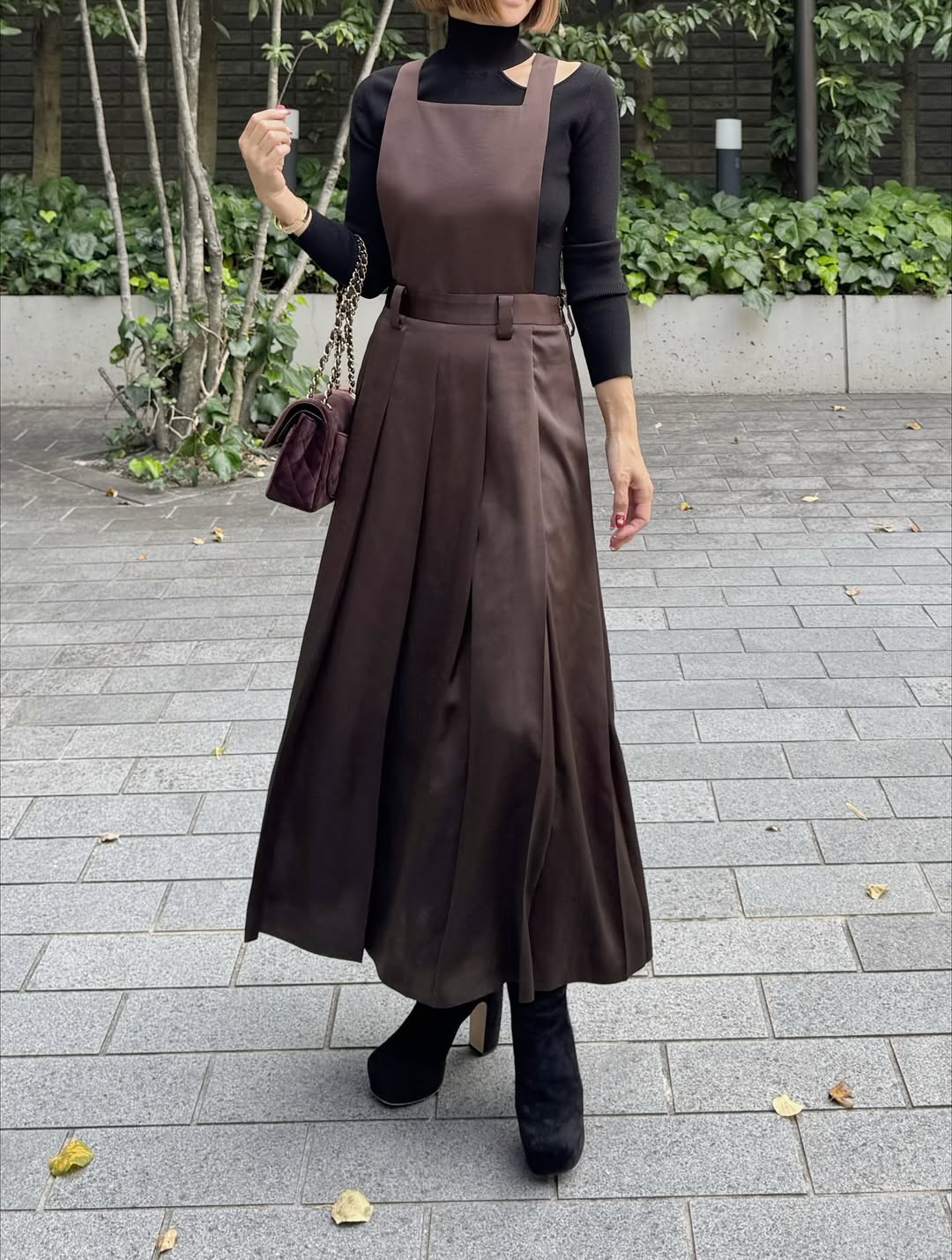 モデル身長：157.5㎝ / サイズ：0