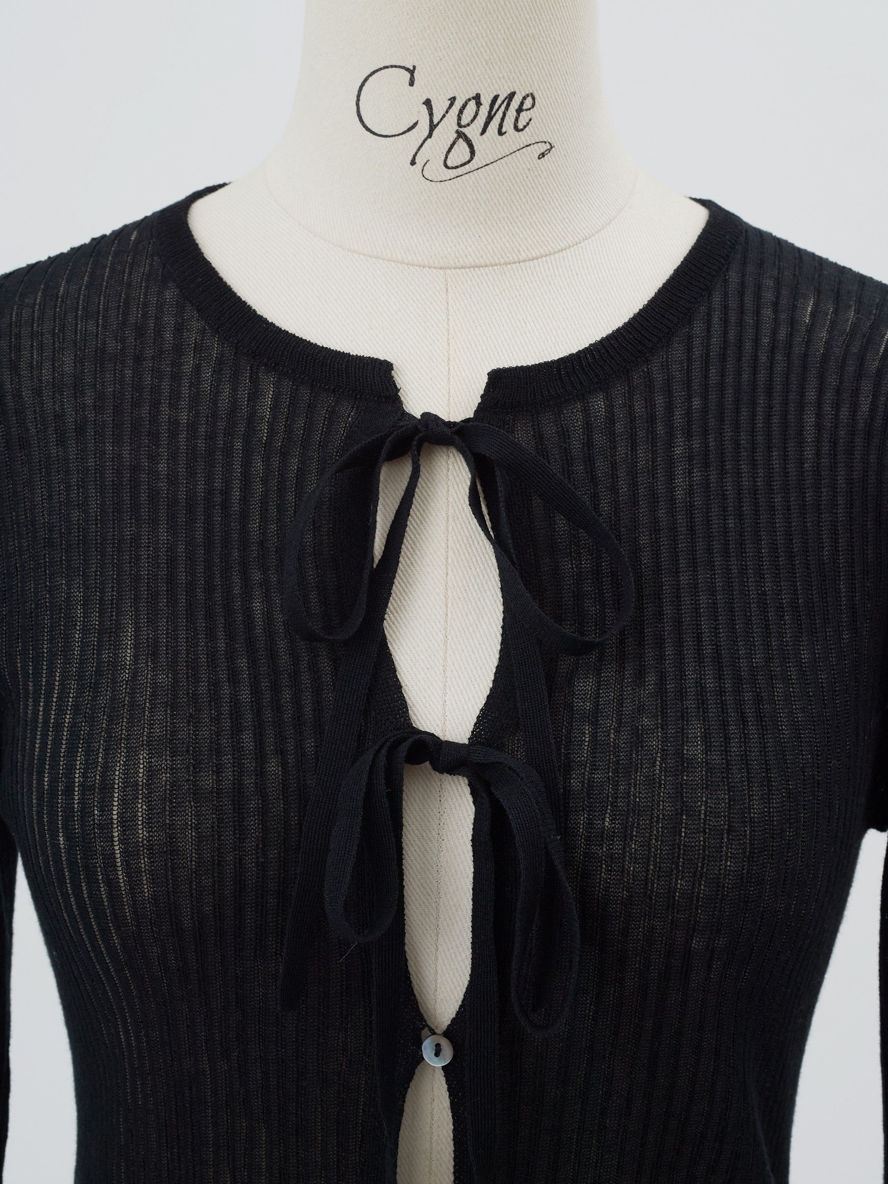 前開きリボンニット Moran｜Cygne(シーニュ) 公式サイト