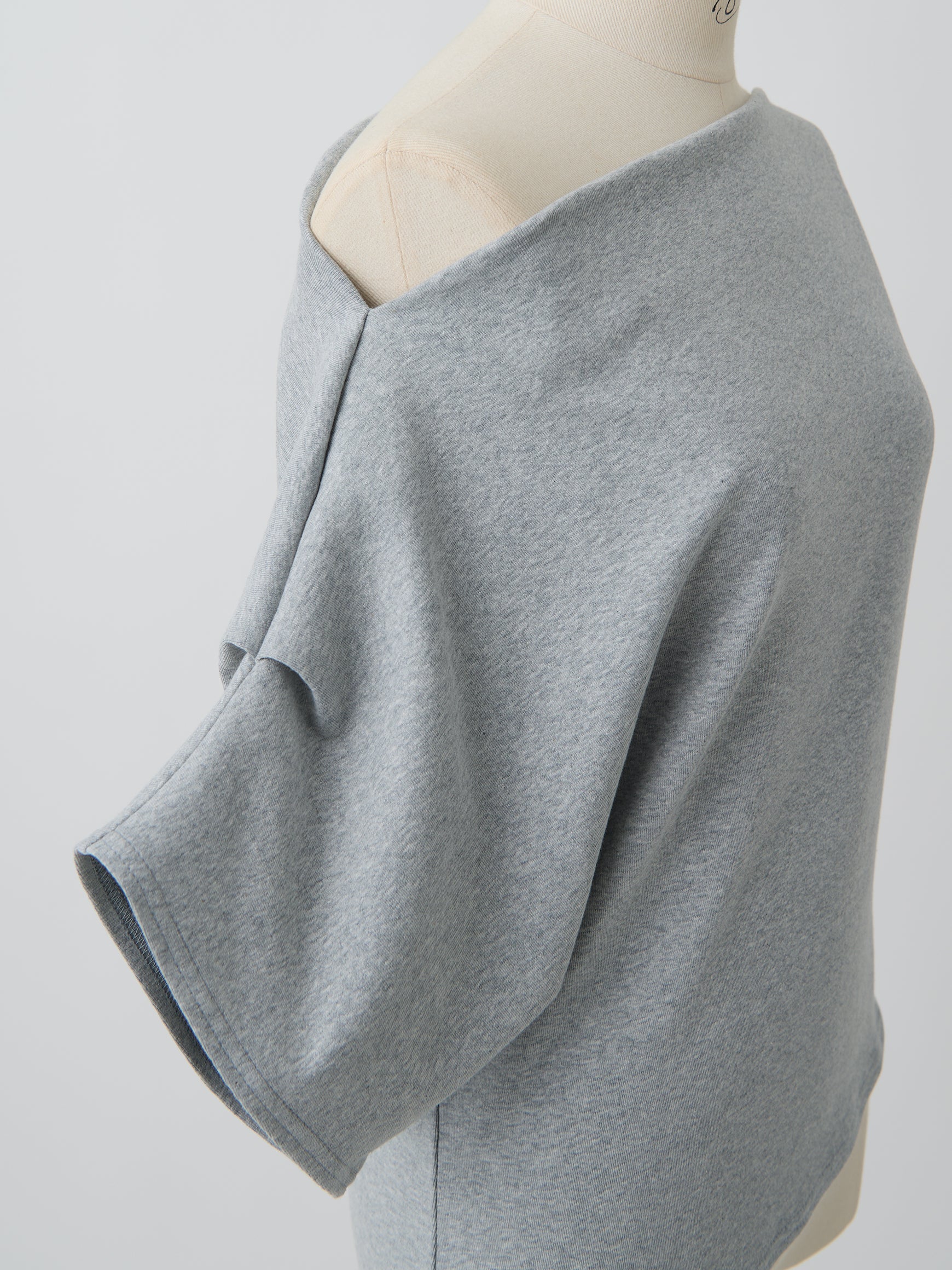 アシメドレープカットソー Fleur