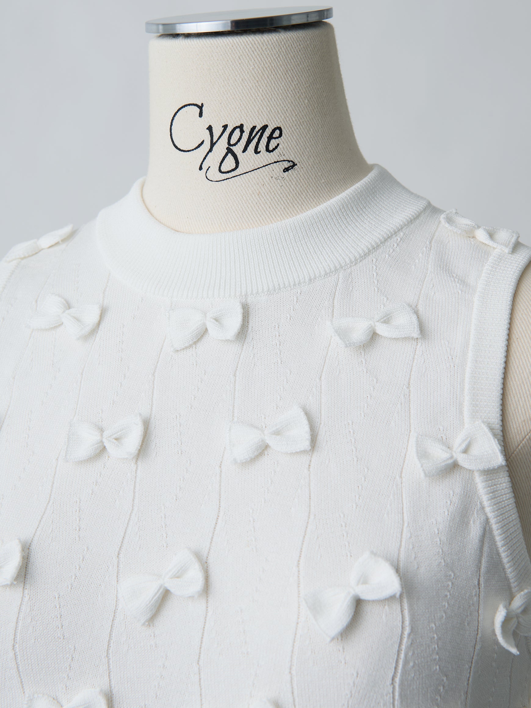 リボンニットタンク Zelie｜Cygne(シーニュ) 公式サイト