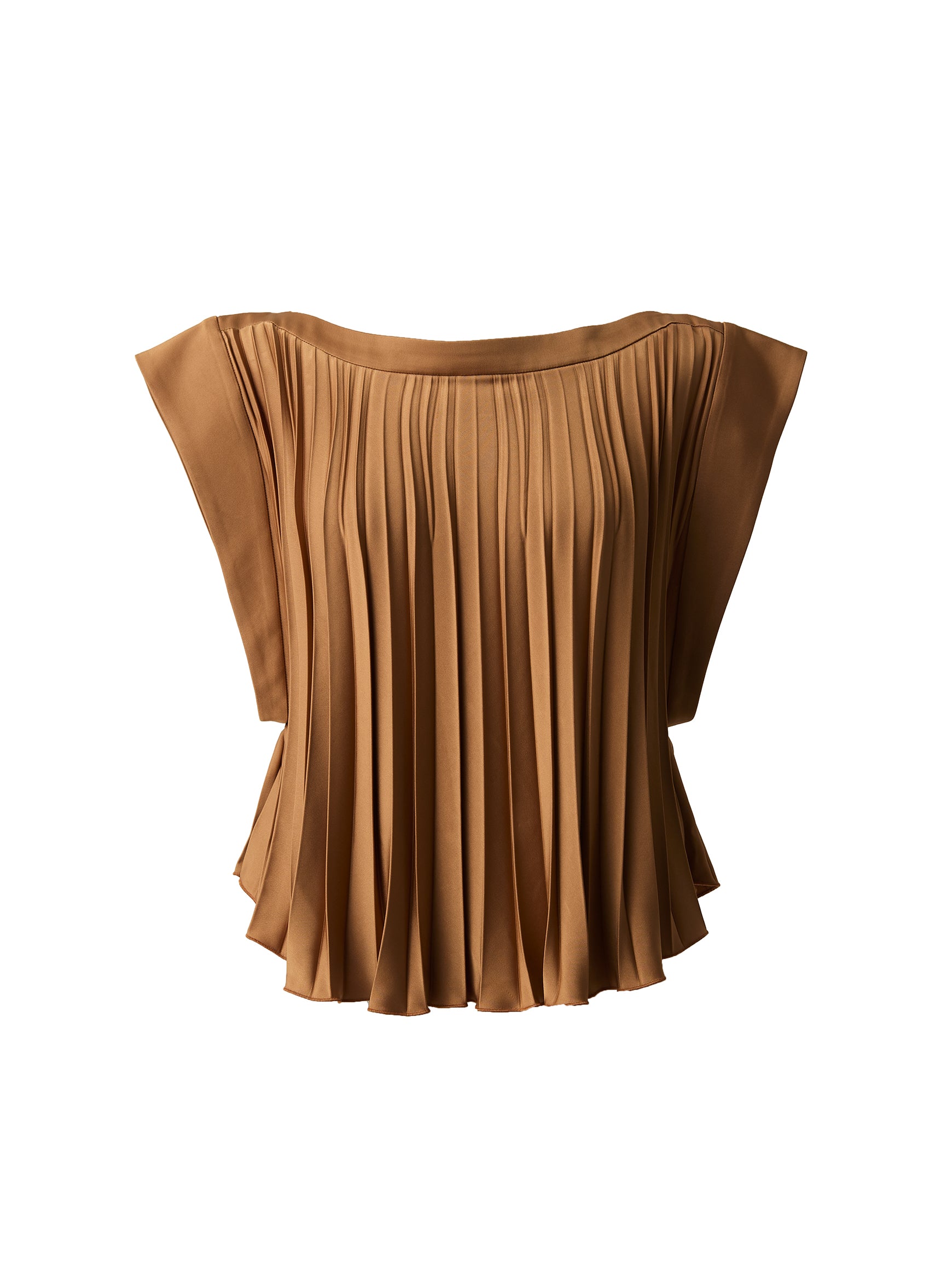 Pleated flare top mass