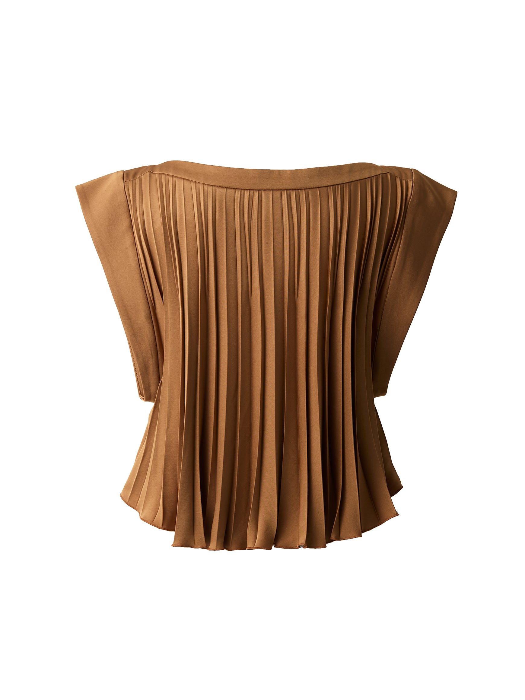 Pleated flare top mass