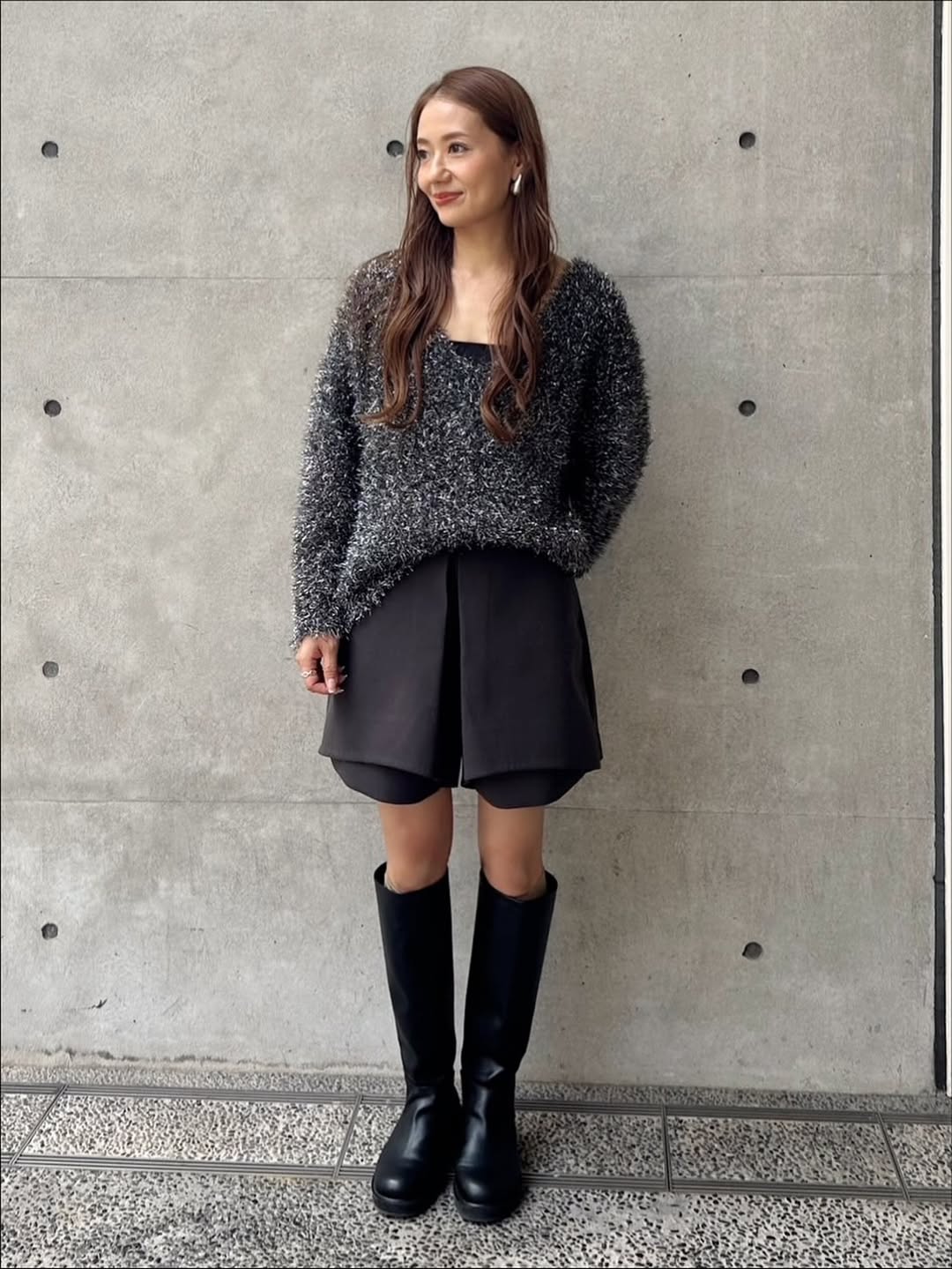 モデル身長：162㎝ / サイズ：FREE