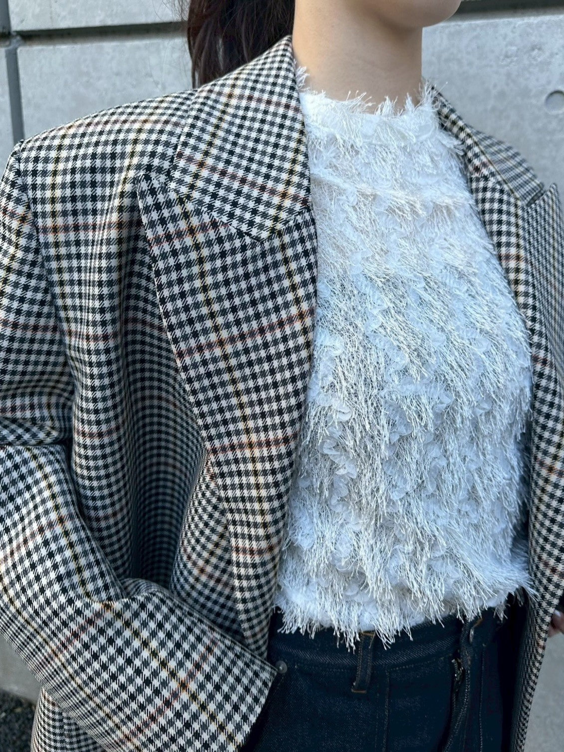 モデル身長：161㎝ / サイズ：FREE