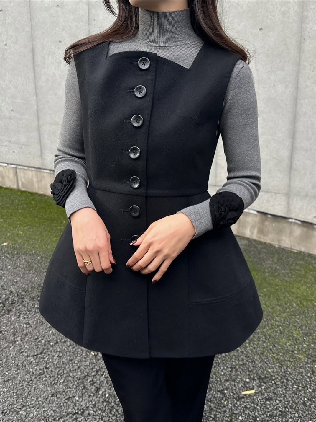 モデル身長：162㎝ / サイズ：0