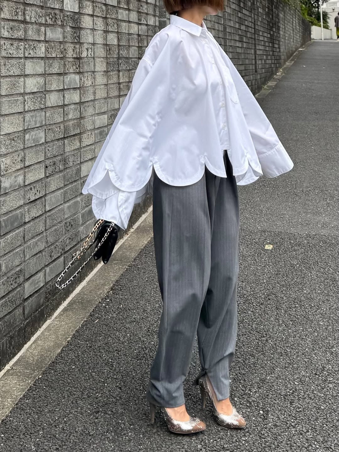 モデル身長：157.5㎝ / サイズ：FREE