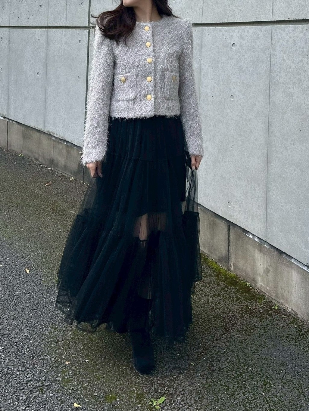 モデル身長：162㎝ / サイズ：0