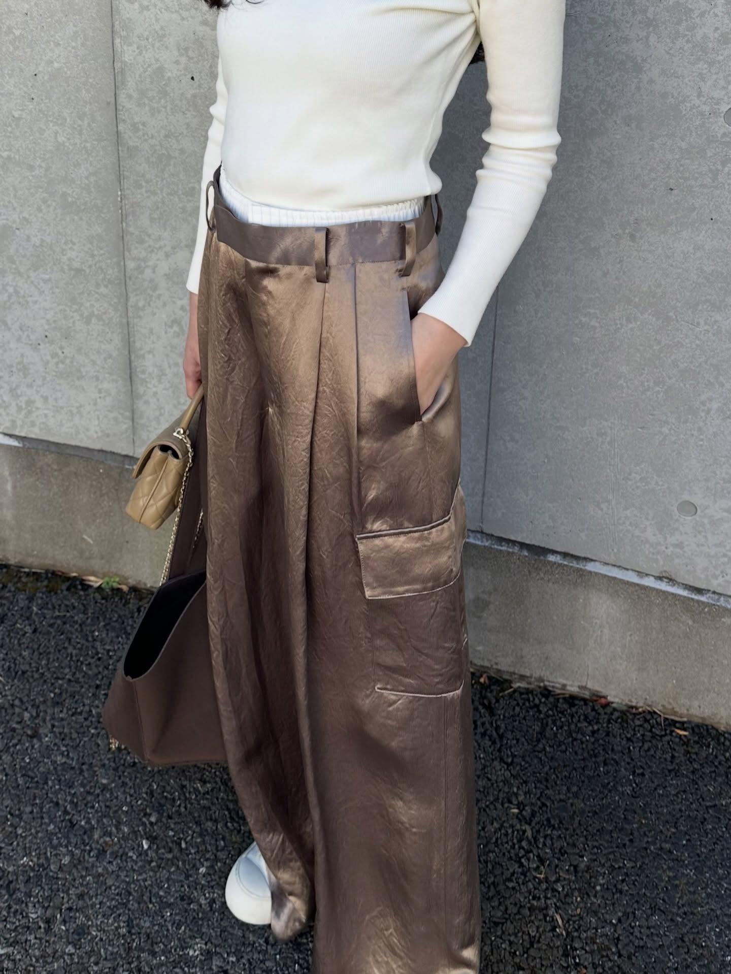 ボクサーレイヤードサテンパンツ Sandy｜Cygne(シーニュ) 公式サイト