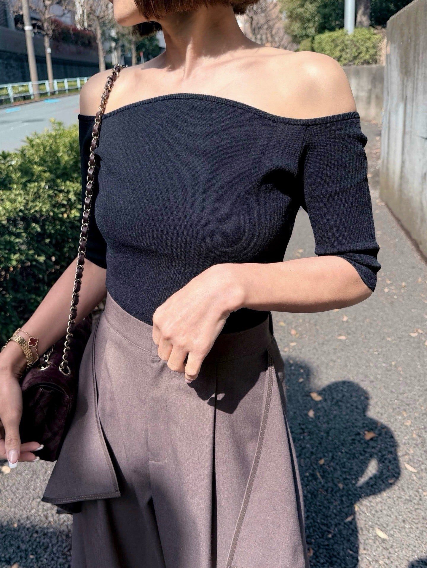 モデル身長：157.5㎝ / サイズ：0