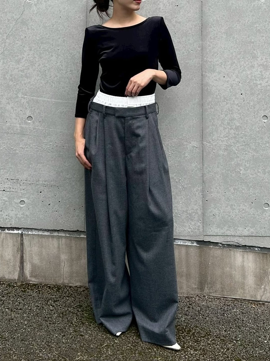 モデル身長：162㎝ / サイズ：0