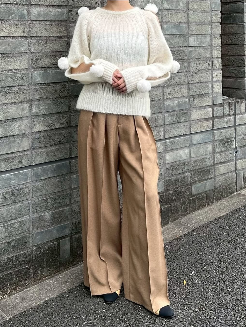 モデル身長：162㎝ / サイズ：FREE