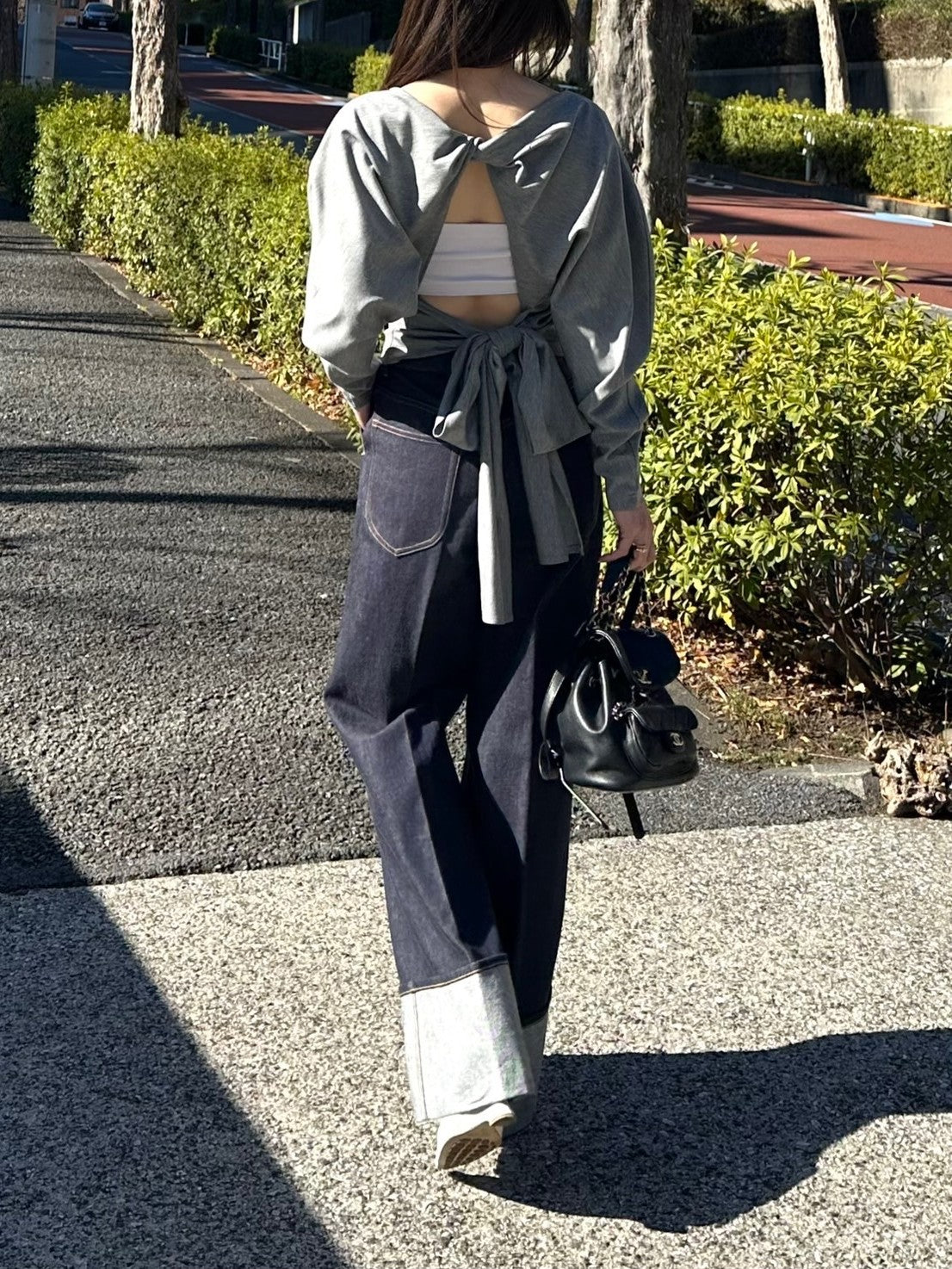 モデル身長：161㎝ / サイズ：FREE