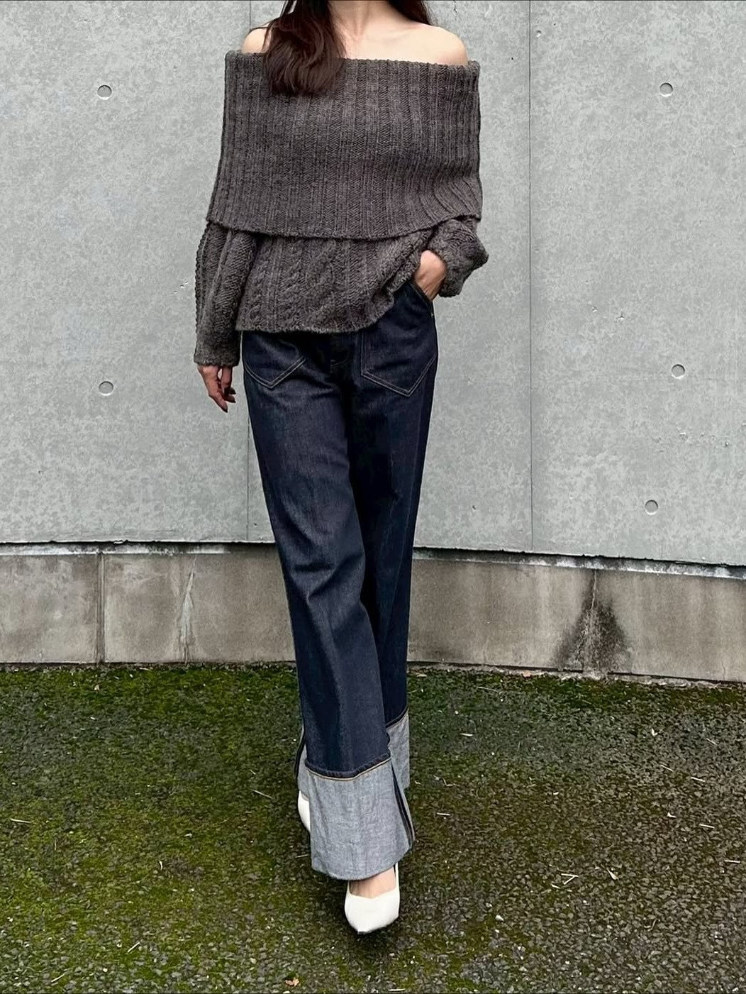 モデル身長：162㎝ / サイズ：FREE