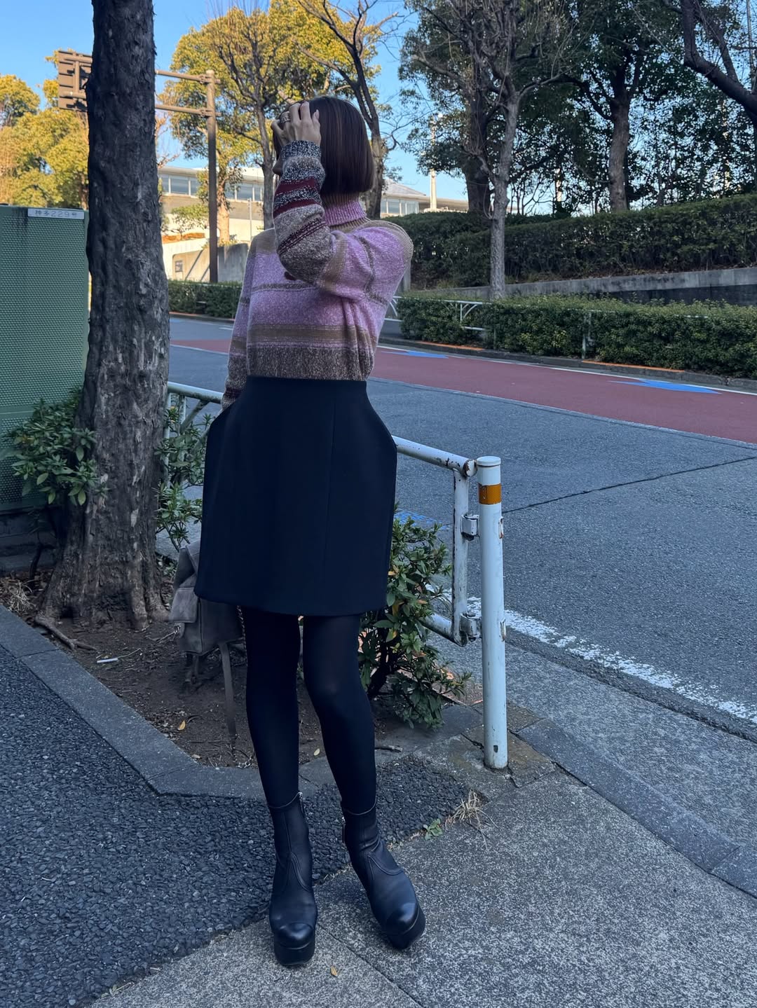 モデル身長：157.5㎝ / サイズ：0