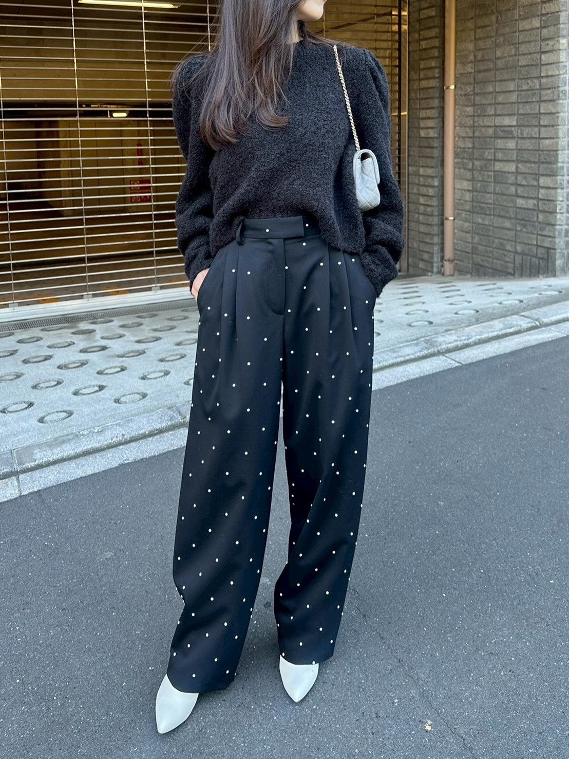 【美品】cygne シーニュ パール パンツ パールタックパンツ Tifany｜Cygne(シーニュ) 公式サイト