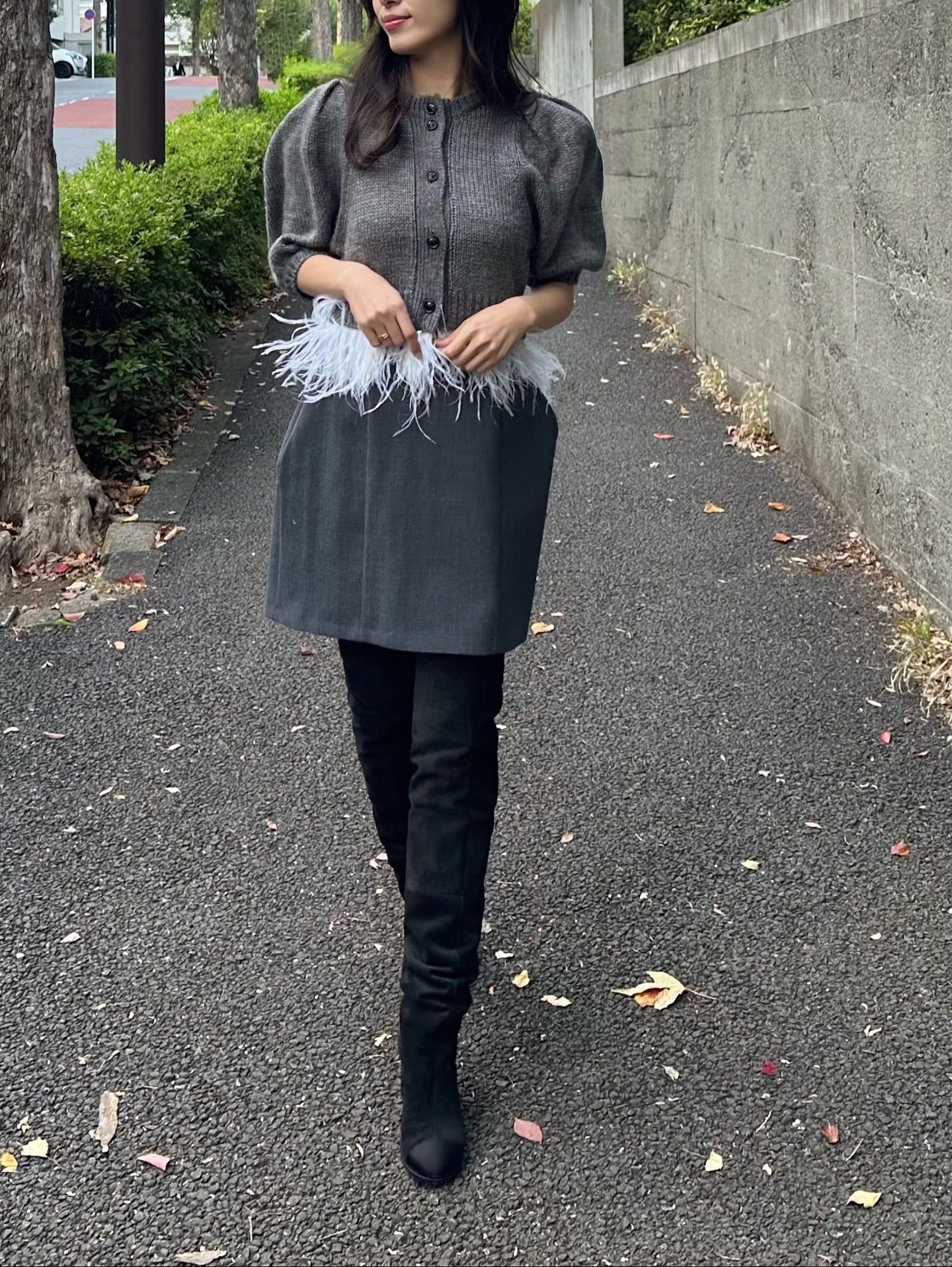 モデル身長：162㎝ / サイズ：0