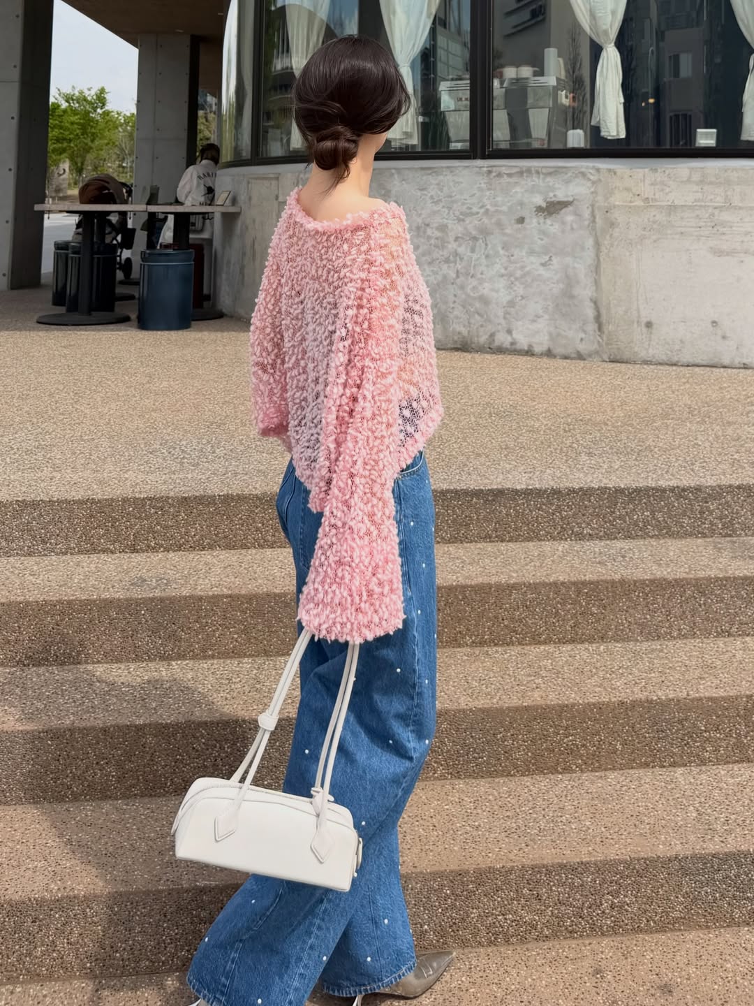 Samuel See-through Popcorn Knit