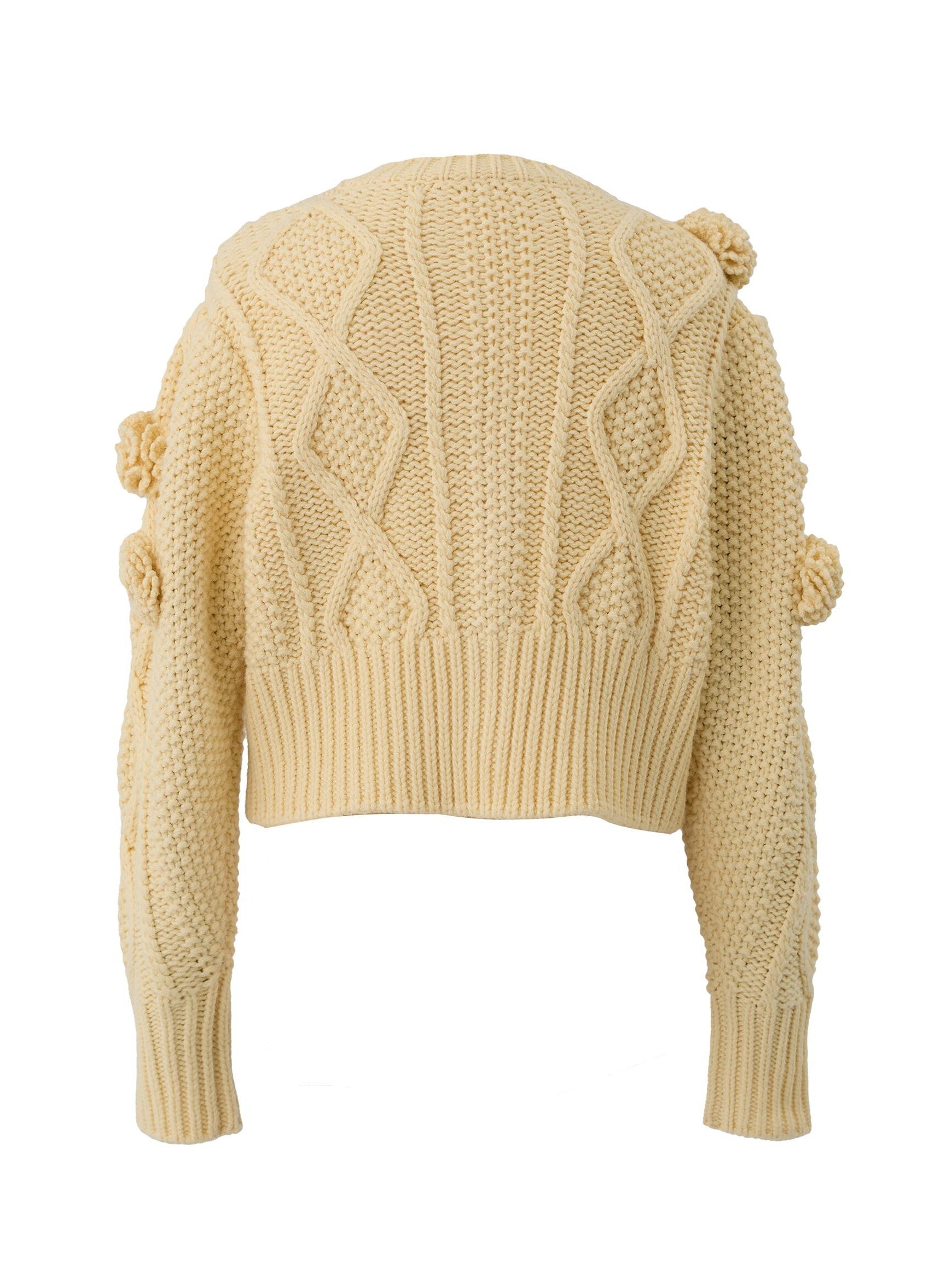 フラワーモチーフカーディガン Rose