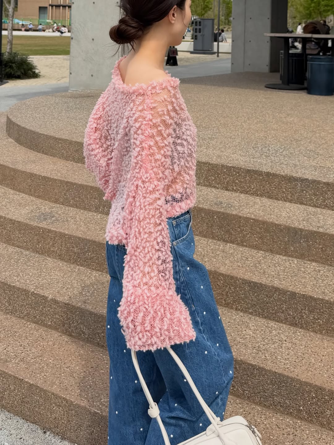 Samuel See-through Popcorn Knit