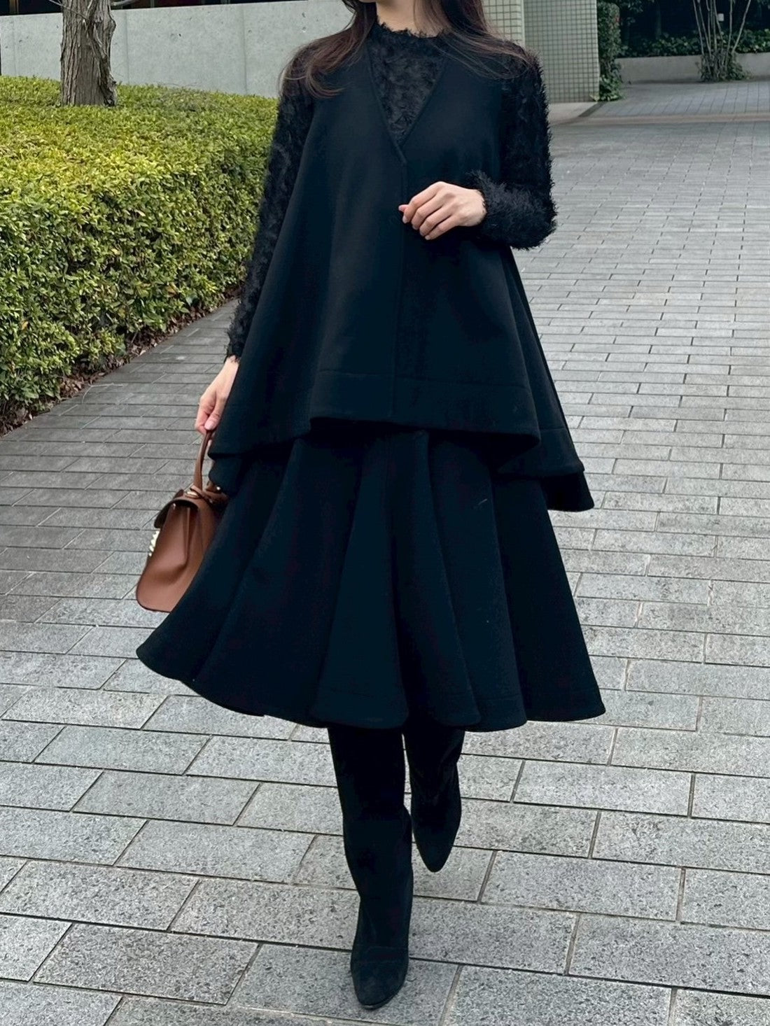 モデル身長：161㎝ / サイズ：0