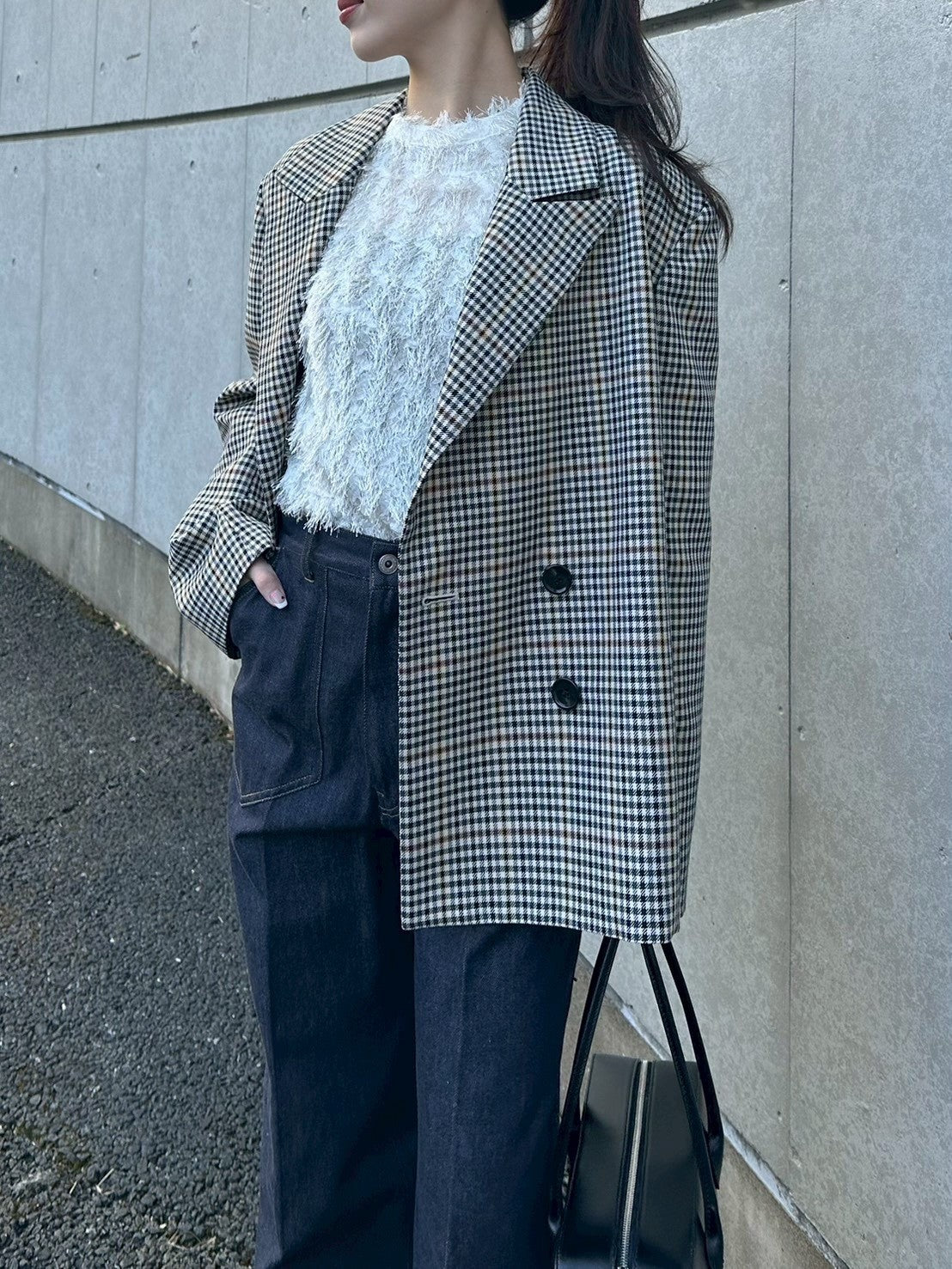 モデル身長：161㎝ / サイズ：FREE