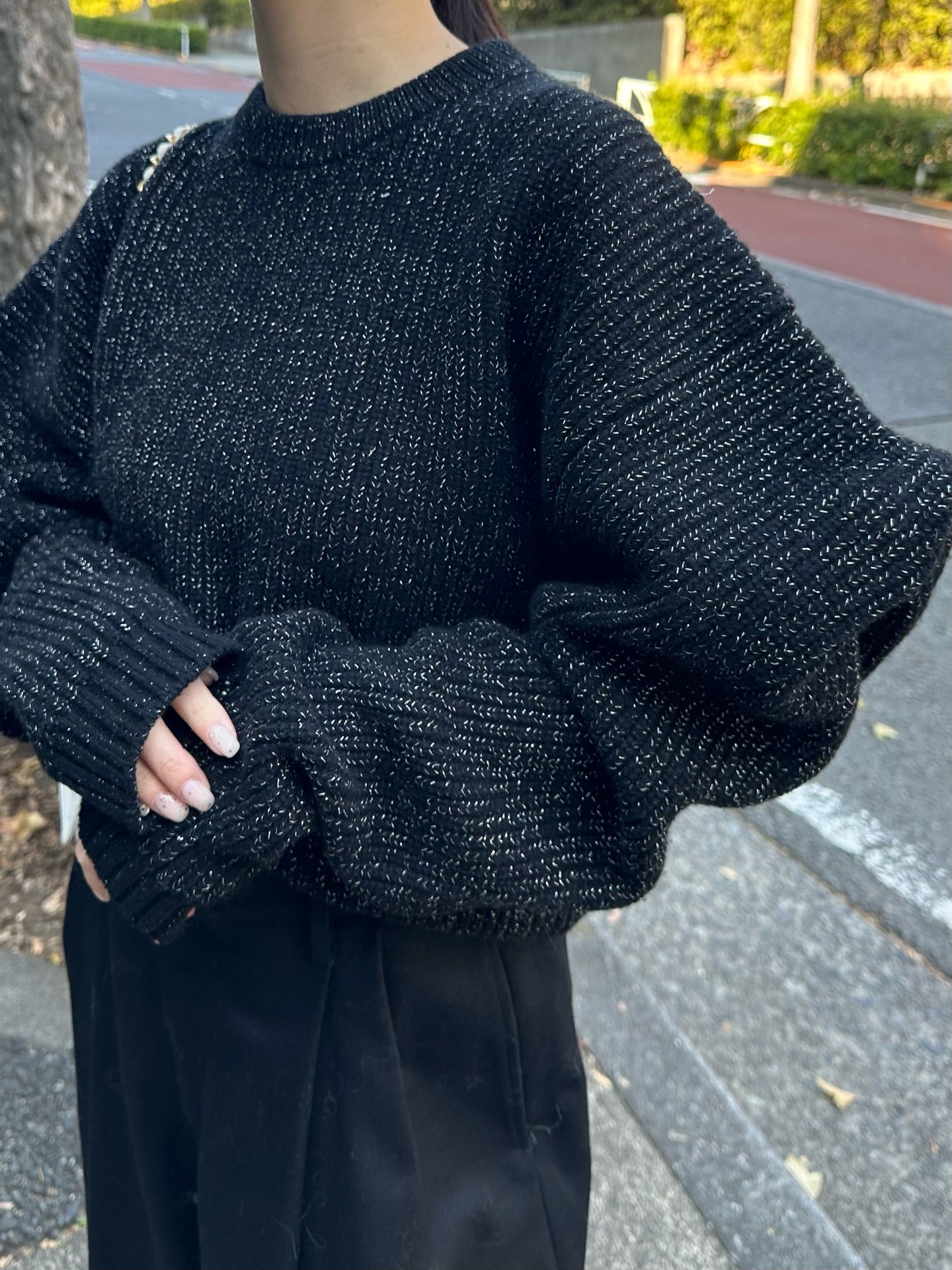 ポイントショルダーラメニット Serine｜Cygne(シーニュ) 公式サイト