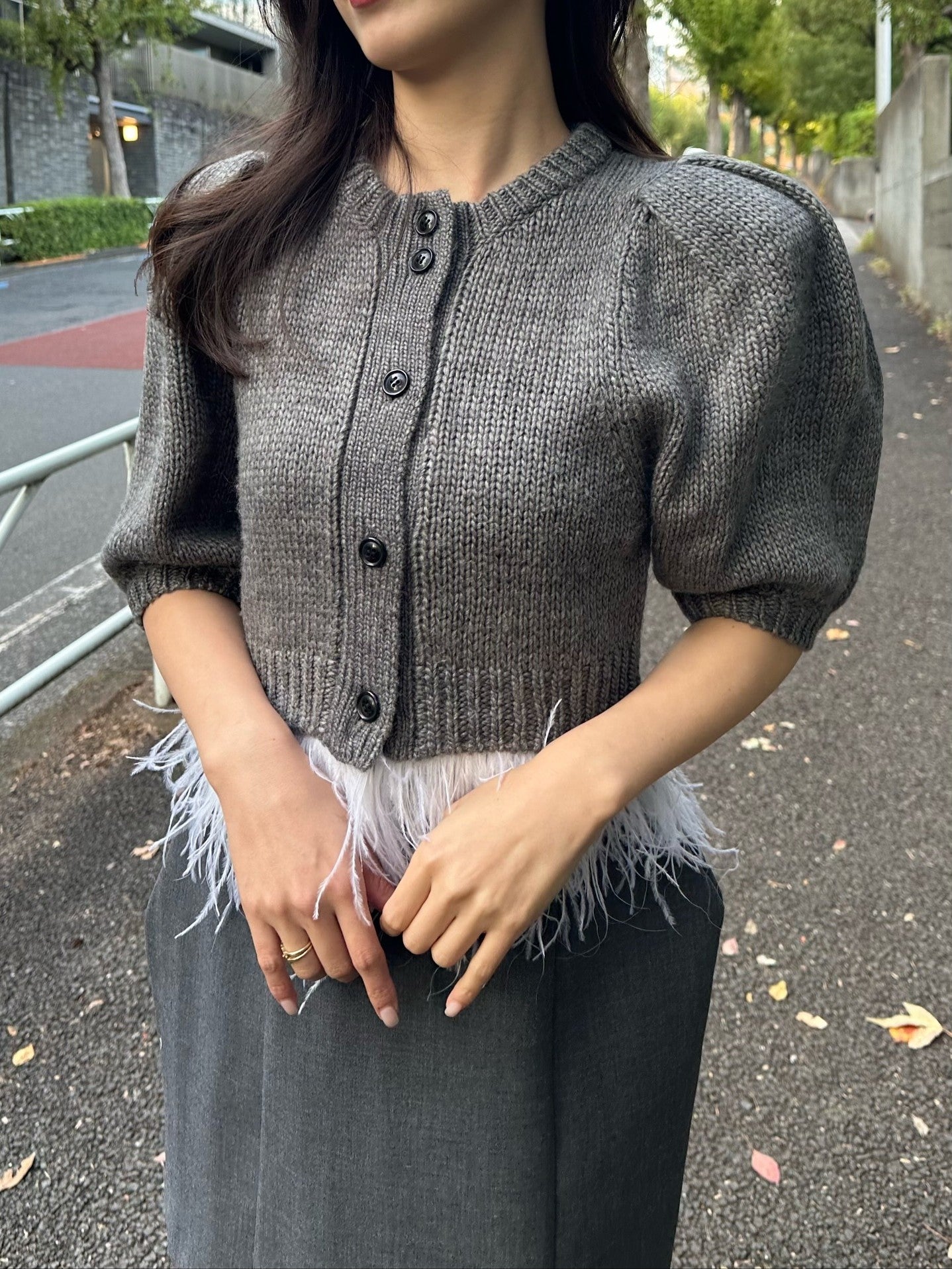 モデル身長：162㎝ / サイズ：FREE