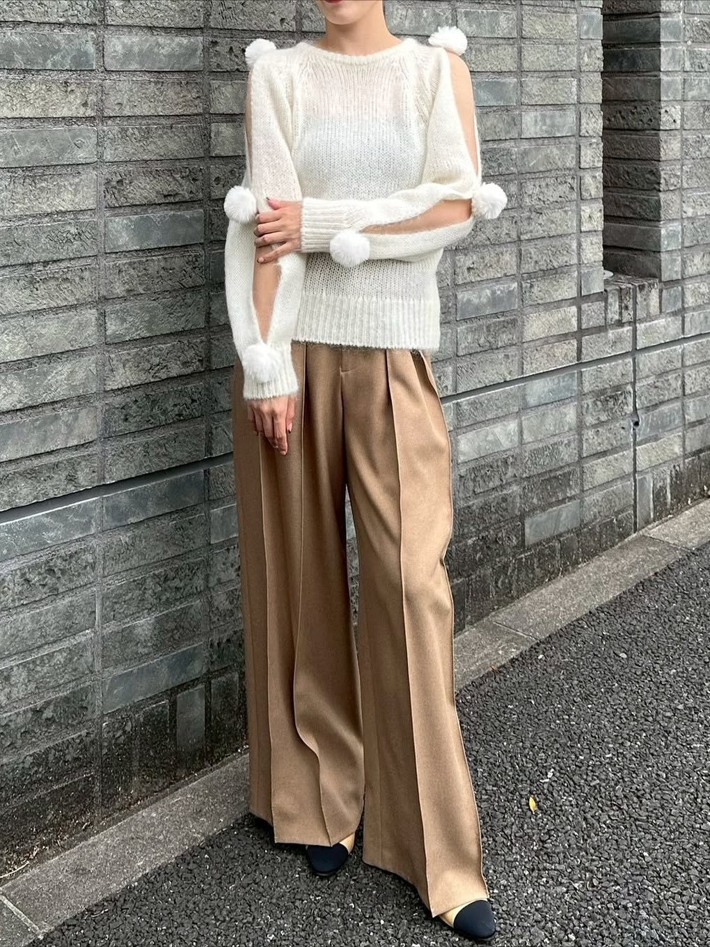 モデル身長：162㎝ / サイズ：FREE