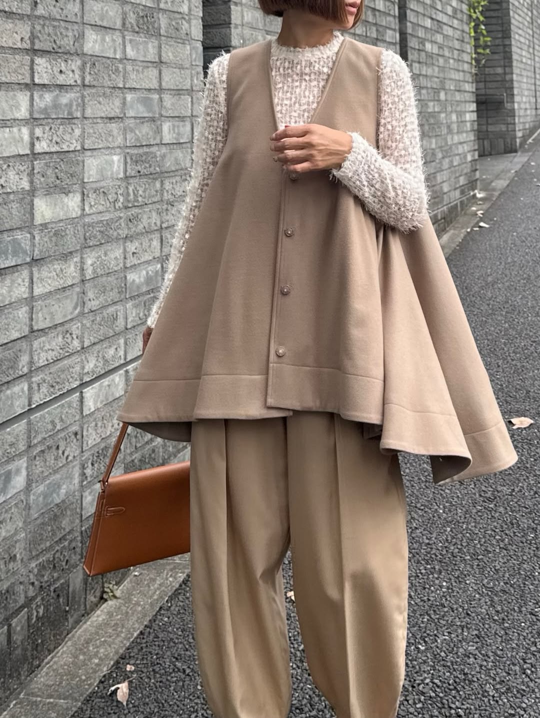 モデル身長：157.5㎝ / サイズ：0