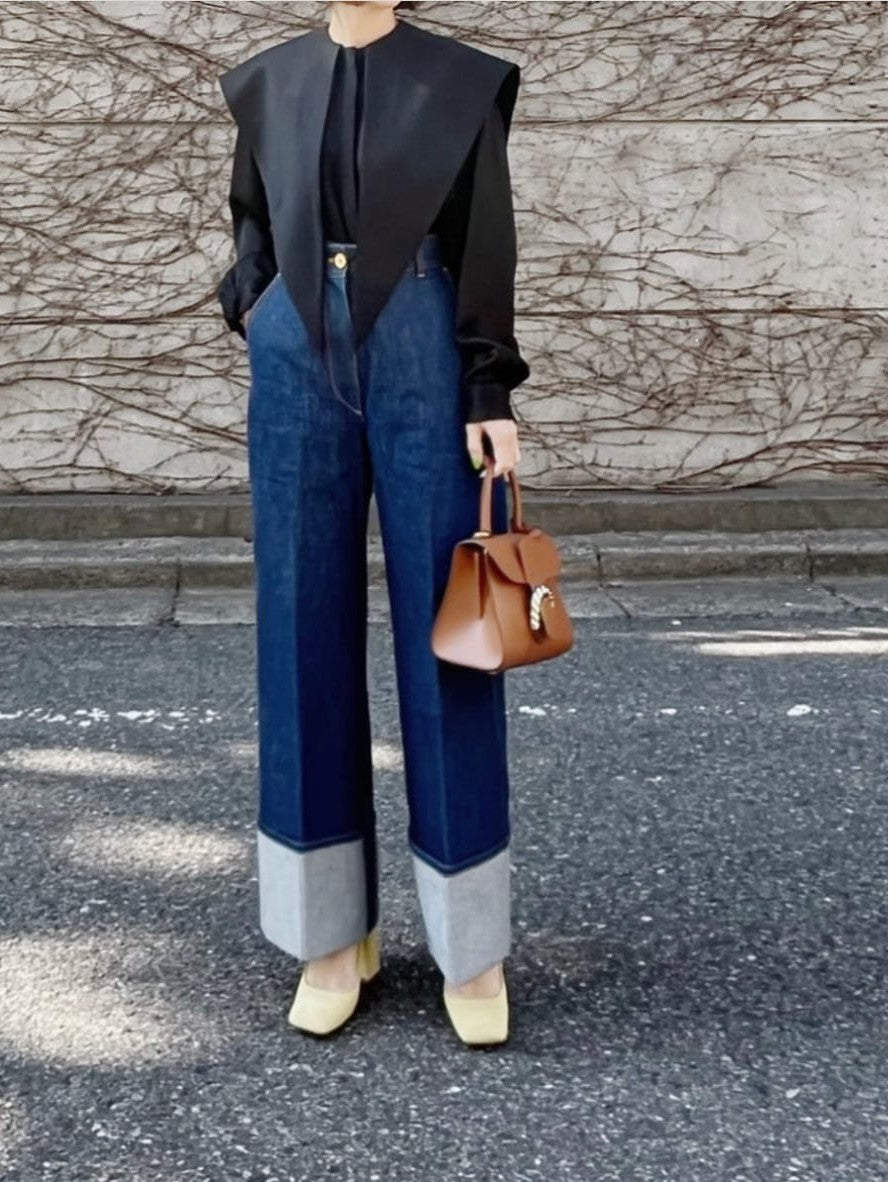 ロングカラーセーラーブラウス Agnes