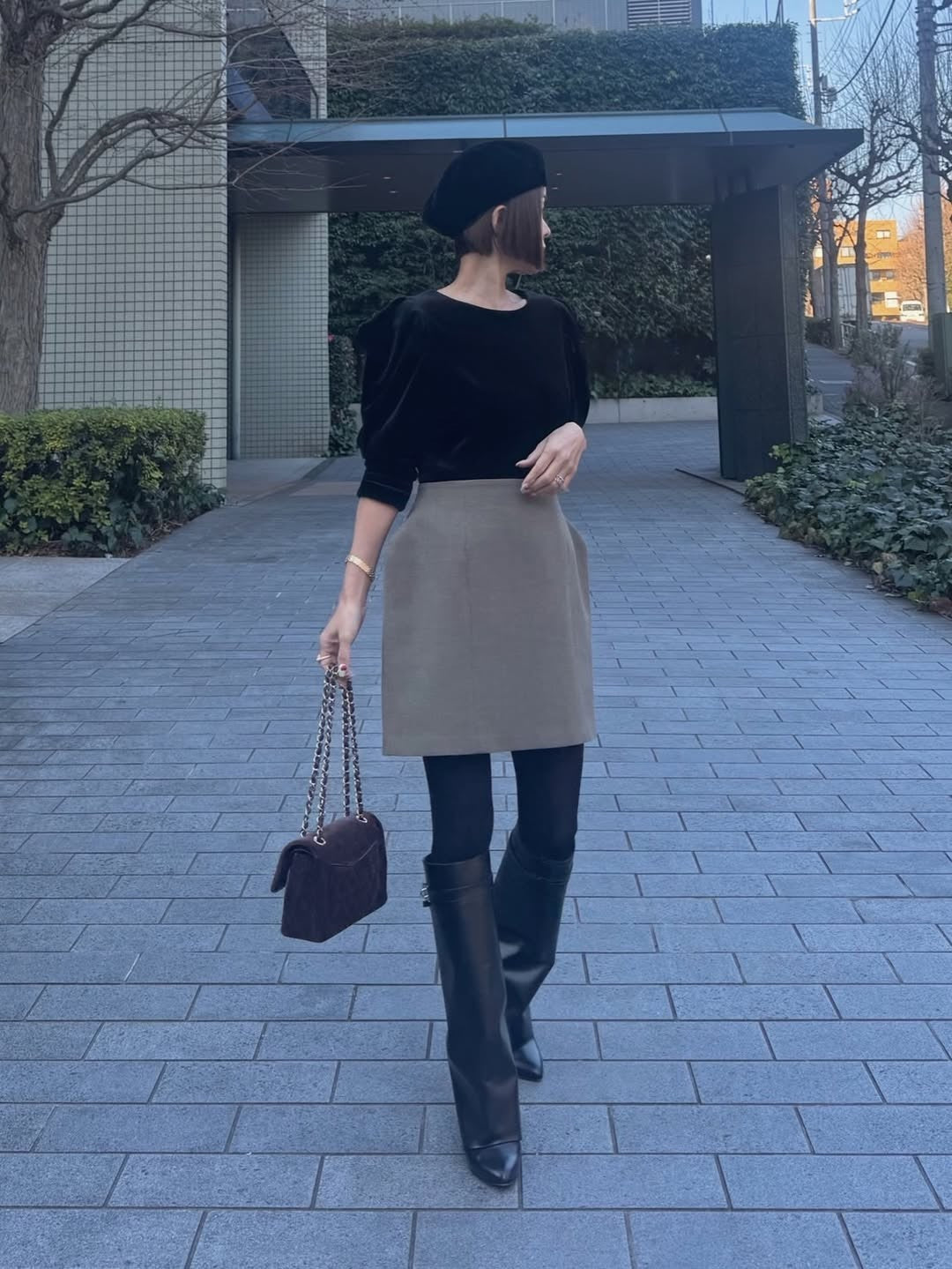 モデル身長：157.5㎝ / サイズ：0