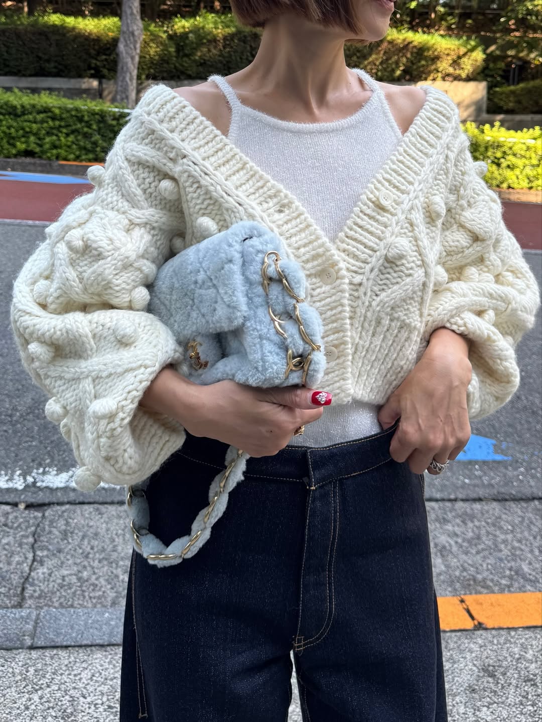 t*g様 【新品未使用】cygne シーニュ Florent 手編み ポンポンニ 手編みポンポンカーディガン Florent｜Cygne(シーニュ) 公式サイト