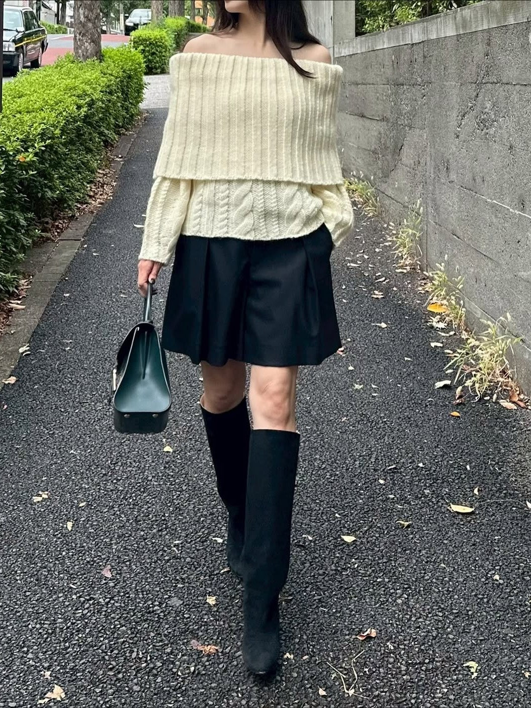 モデル身長：162㎝ / サイズ：FREE