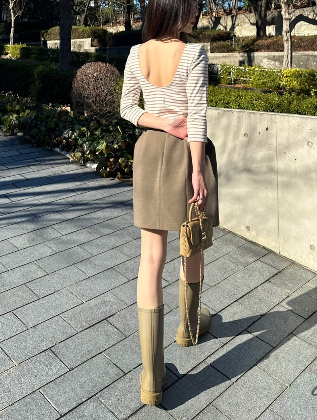 モデル身長：161㎝ / サイズ：0