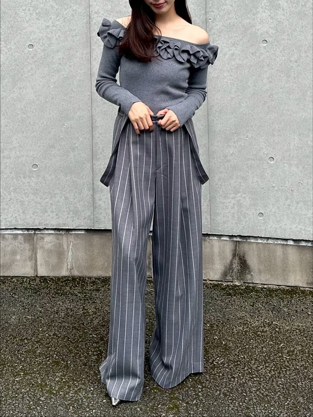 モデル身長：162㎝ / サイズ：0