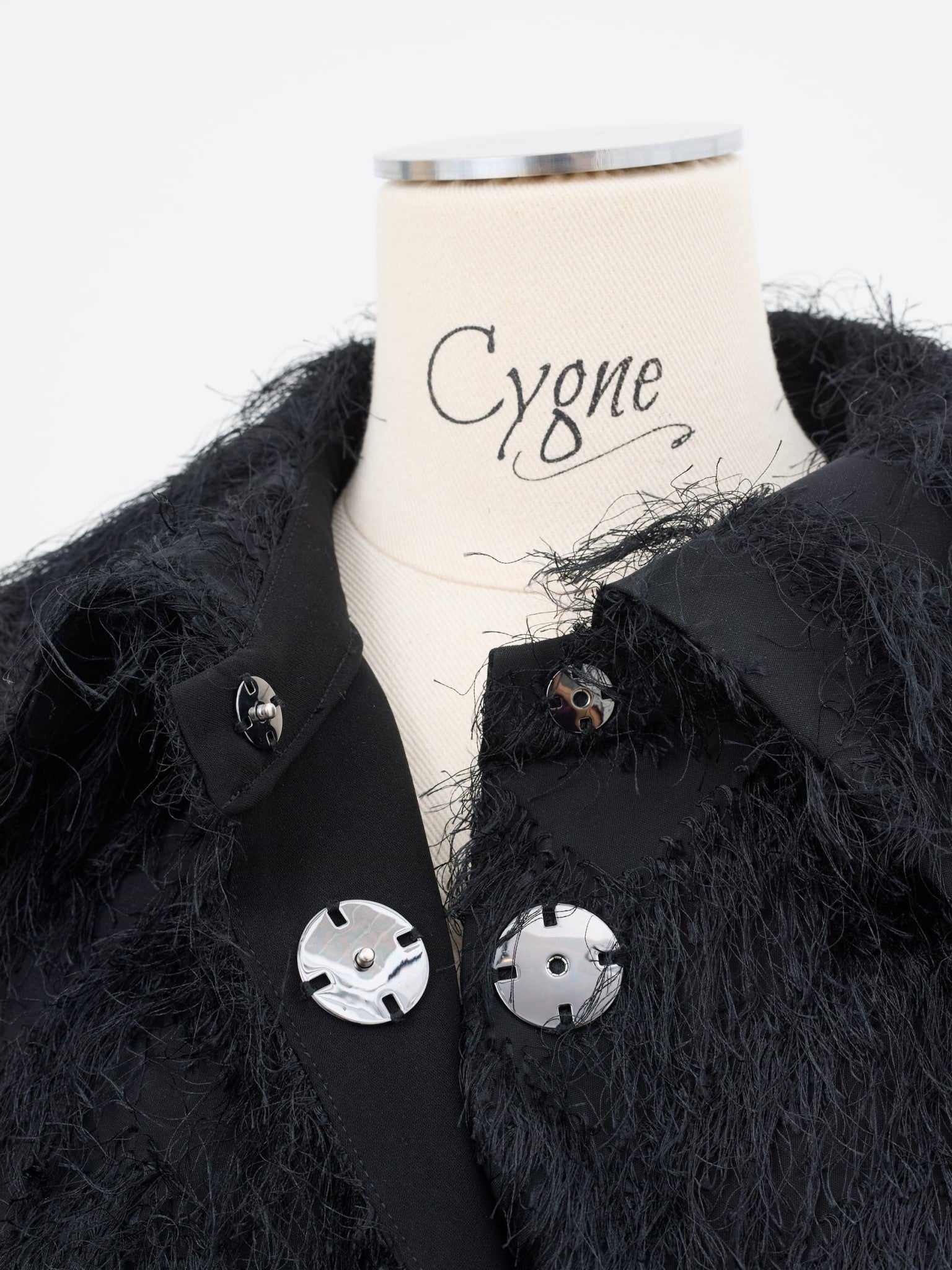 Cygne ボンディングフリンジショートジャケット Joseph ブラック ボンディングフリンジショートジャケット Joseph｜Cygne(シーニュ