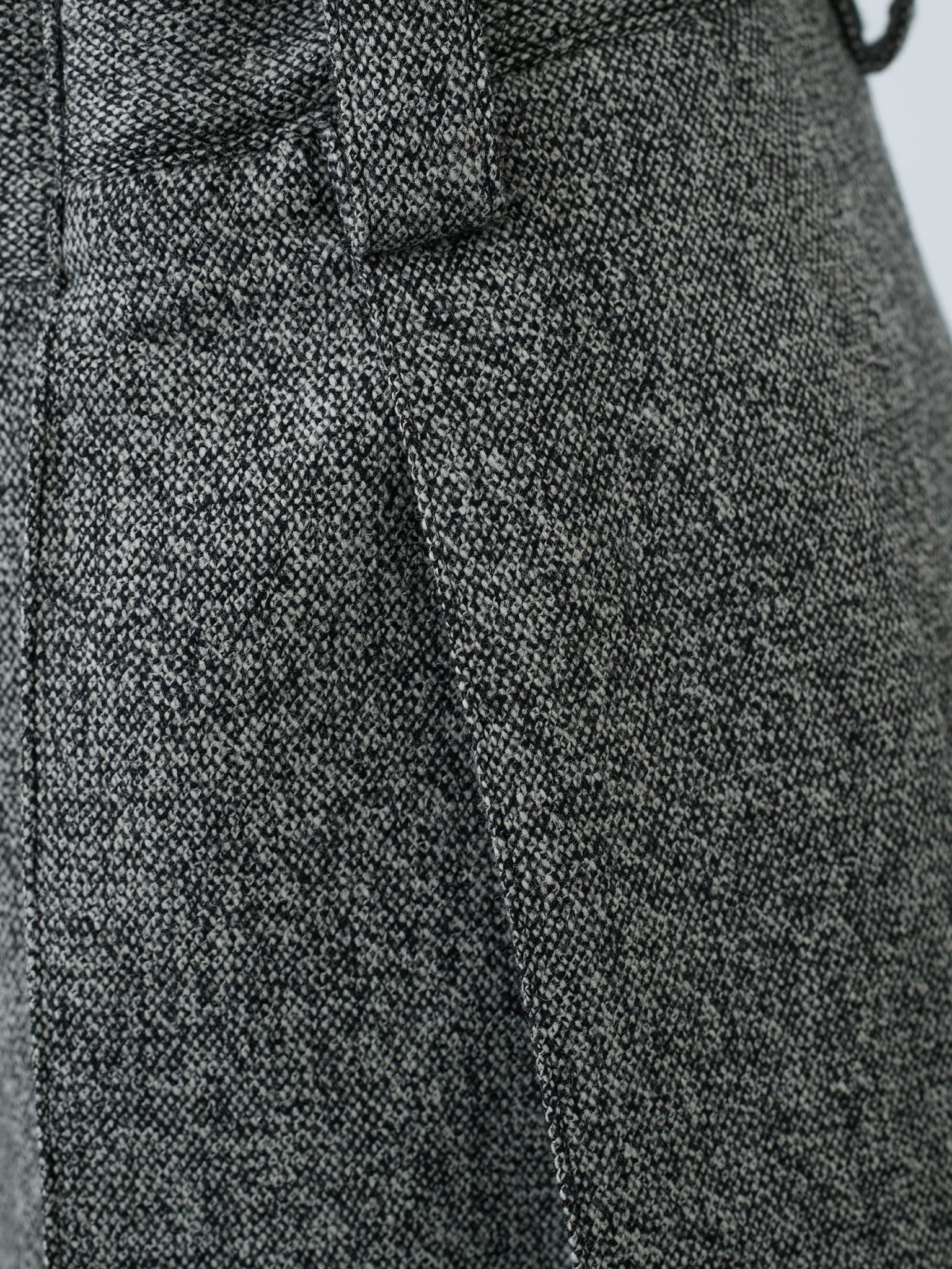 【美品】cygne シーニュ　ハイウエストタックワイドパンツ Lara グレー ハイウエストタックワイドパンツ Lara グレー | Cygne