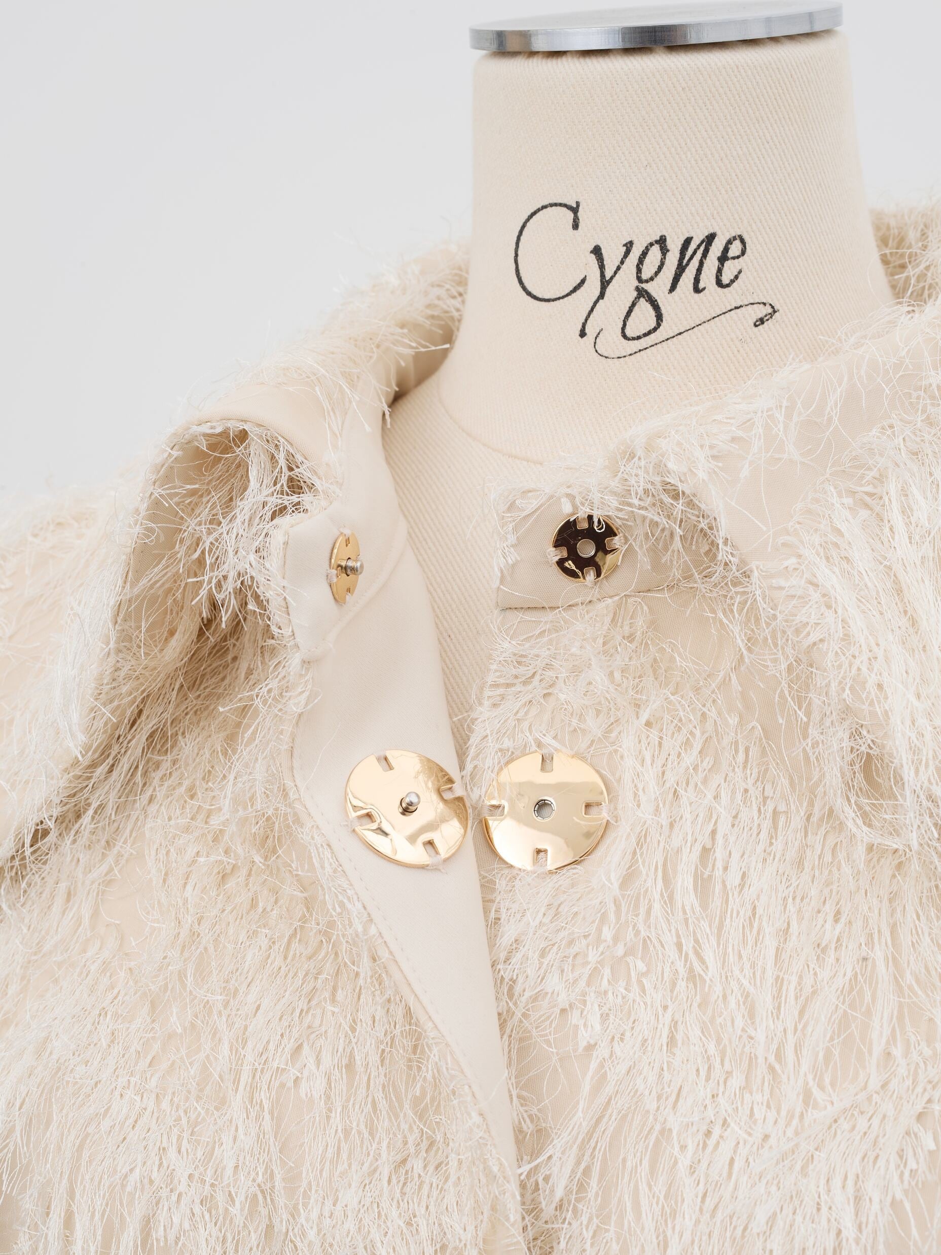 ボンディングフリンジショートジャケット Joseph｜Cygne(シーニュ