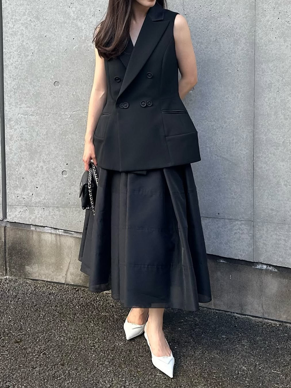 モデル身長：162㎝ / サイズ：0