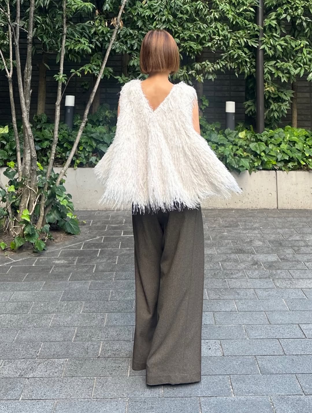 モデル身長：157.5㎝ / サイズ：FREE