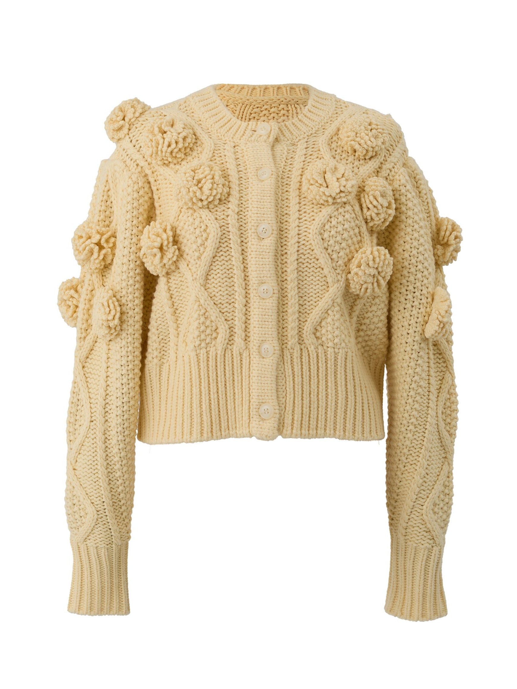 フラワーモチーフカーディガン Rose｜Cygne(シーニュ) 公式サイト