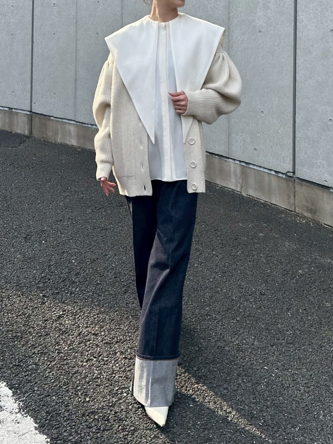 モデル身長：161㎝ / サイズ：FREE