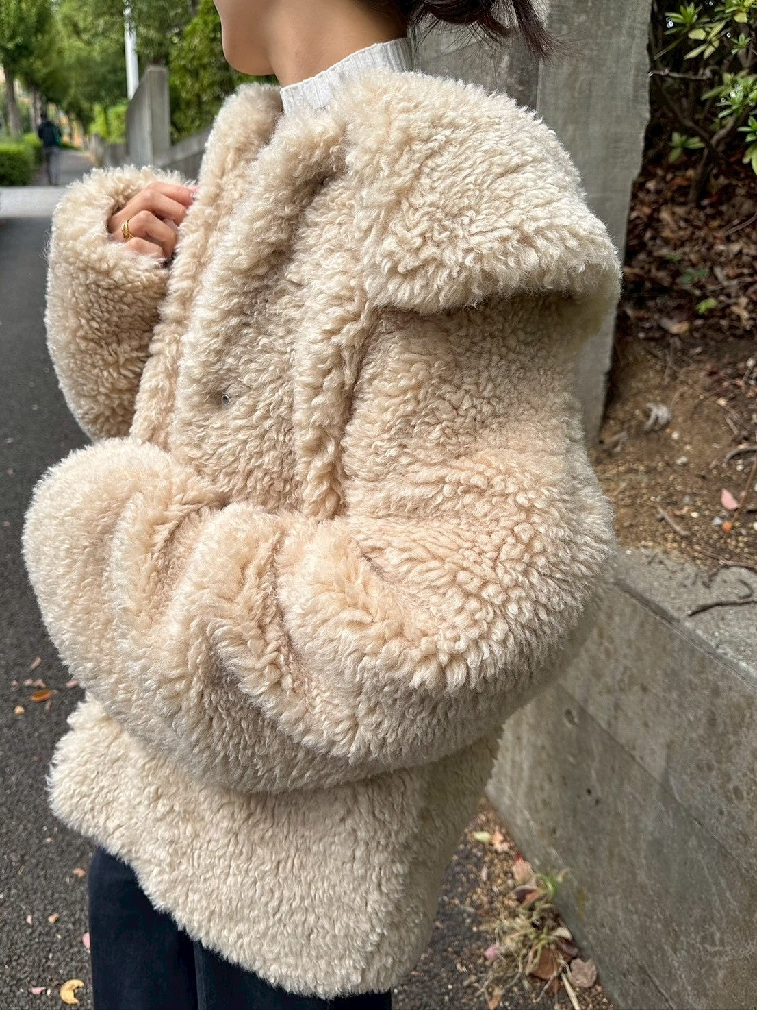 Cygneシーニュ ファーケープコート Lucie ファースリットケープコート | コート | NOELA OFFICIAL WEB STORE