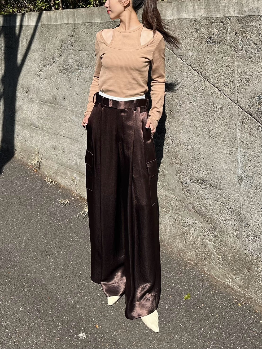 モデル身長：161㎝ / サイズ：0