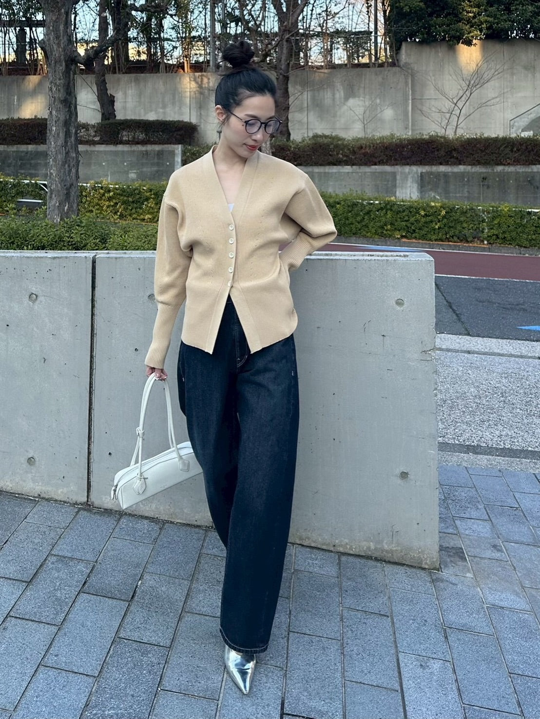 モデル身長：161㎝ / サイズ：FREE