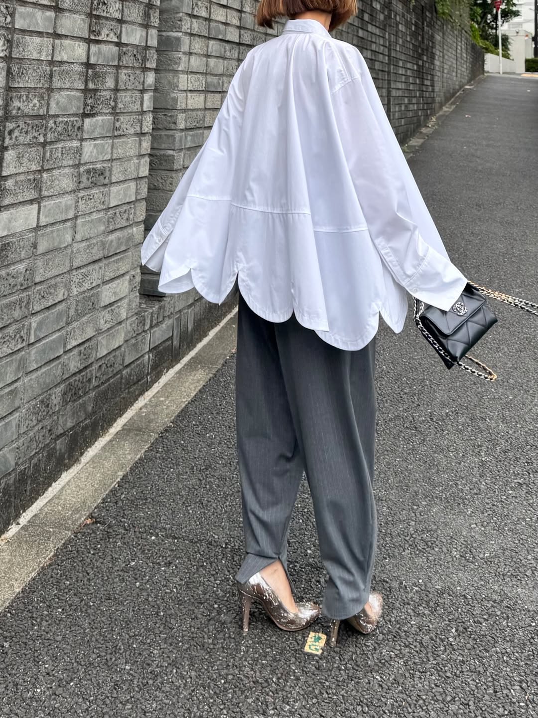 モデル身長：157.5㎝ / サイズ：FREE